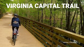 Biking Virginia The Virginia Capital Trail  Pedal through History [upl. by Eener]