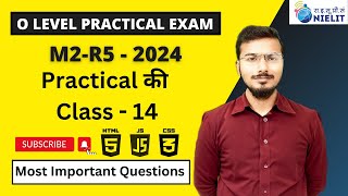 M2R5 Online Practical O Level PracticalWeb Designing O Level Practical Exam 2023  Ques [upl. by Ynittirb]