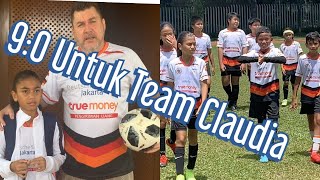 90 Bravo Team Claudia Menang Lawan JIS [upl. by Elacim512]