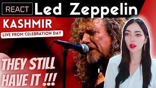 REACTING to LED ZEPPELIN  Kashmir Live from Celebration Day Official Video [upl. by Htial]