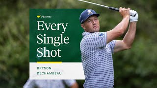 Bryson DeChambeaus First Round  Every Single Shot  The Masters [upl. by Dobrinsky]