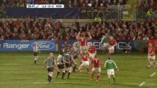 Scarlets v Munster  20062007 Heineken Cup QF Highlights [upl. by Gnah]