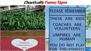 50 Chaotically Funny Signs That People Have Discovered In The Wild [upl. by Mendelsohn]