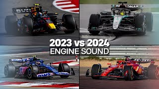 F1 Sound  2023 vs 2024 [upl. by Gillie155]