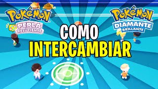 como INTERCAMBIAR con AMIGOS y JUGAR ONLINE en POKEMON DIAMANTE BRILLANTE y PERLA RELUCIENTE [upl. by Ecinrev261]