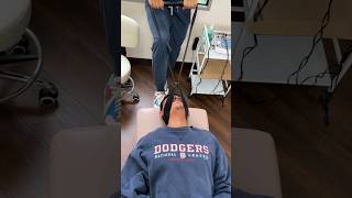 Safe YStrap Adjustment by Top Chiropractor in Los Angeles for Neck Pain [upl. by Eronaele]