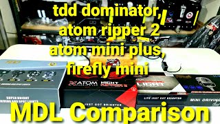 TDD Dominator vs Atom Night Ripper 2  mdl comparison [upl. by Gervase]