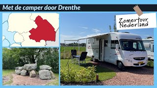 161 Camper zomertour  Drenthe  Camperplaats Orvelterblok [upl. by Esadnac]