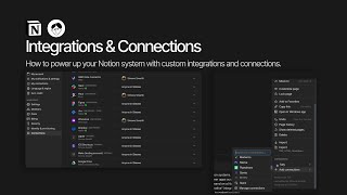 How Notion integrations and connections work  full 2023 overview [upl. by Eirena]