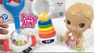 Baby Alive Cribs Life Doll Feeding and New Toys from Target [upl. by Eynahpets]