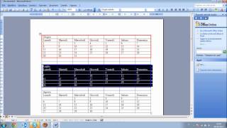 Tutorial  Creare un calendario con Word [upl. by Lengel324]