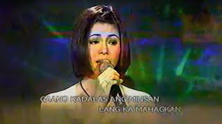 Regine Velasquez  Gaano Kadalas Ang Minsan SUPERB [upl. by Royo]