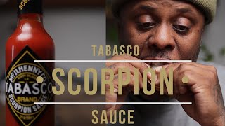 Scorpion Tabasco sauce Review FIRE BALL OF FLAVOR [upl. by Aisyla116]