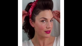 6 PIN UP looks for BEGINNERS  QUICK and EASY VINTAGE RETRO hairstyles  Fitfully Vintage [upl. by Ainotal472]