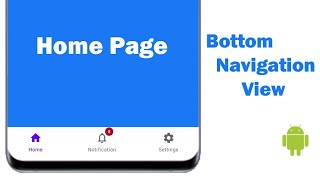 BottomNavigationView with Fragments  Android Studio Tutorial  2024 [upl. by Hamlin837]