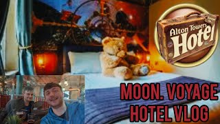 Alton towers hotel vlog moon voyage room free room [upl. by Elysia242]