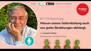 27 Hirnforschung Interview mit Gerald Hüther [upl. by Deerc]