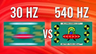 Why Higher Refresh Rates Matter  30Hz vs 60Hz vs 120Hz vs 240Hz vs 540Hz [upl. by Ettezzil]