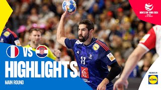 Thats why we call it a classic 😍  France vs Croatia  Highlights  Mens EHF EURO 2024 [upl. by Eninotna]