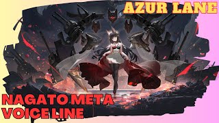 AZUR LANE  Nagato META Voice Line quot Japanese Audio quot [upl. by Aekin]