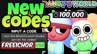 NEW CODES ALL WORKING CODES FOR DANDYS WORLD IN NOVEMBER 2024 ROBLOX DANDYS WORLD CODES [upl. by Middendorf650]