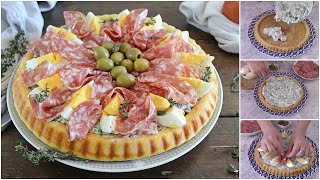 CROSTATA PASQUALINA la crostata salata morbida che fa da antipasto a Pasqua La cucina di Rita [upl. by Iruy209]