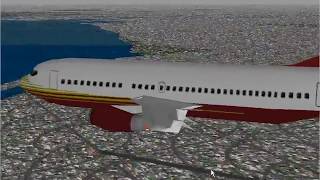 Microsoft Flight Simulator 98  Adventure Tokyo Ferry Flight  Boeing 737 [upl. by Fleck]