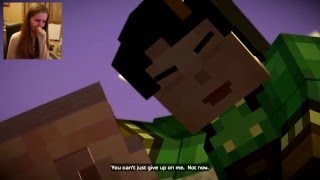 Minecraft Story Mode  Episode 4 Ending  Suzys Reaction [upl. by Milah]