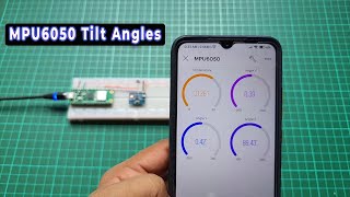 Monitor tilt angles on Blynk IoT using MPU6050 amp Raspberry Pi Pico W [upl. by Reppiks]