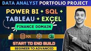 Data Analysis Complete Full Course  Data Analyst Portfolio Project  Start to End  Finance Domain [upl. by Colline325]