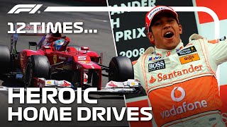 12 Times Drivers Excelled On Home Soil [upl. by Eerac598]