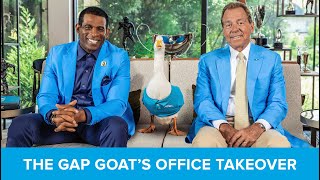 Coach Prime amp Coach Saban Walk Into an Office Takeover  Aflac College Football 2023 [upl. by Akenahc931]