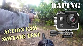 Daping Action Cam 4K Unboxing amp Softair Test [upl. by Mccallion]