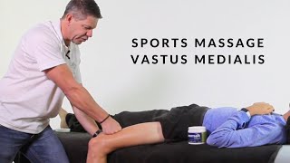 How to Massage Vastus Medialis  Knee Pain  Runners Knee [upl. by Koser]