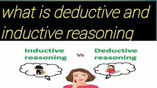 What is Deductive and Inductive Reasoning meaning of Reasoning in hindi or urdu with easy examples [upl. by Tobias]