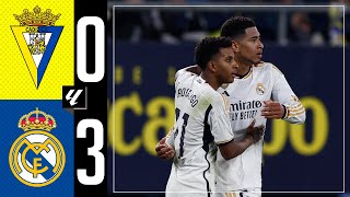 Cádiz CF 03 Real Madrid  HIGHLIGHTS  LaLiga 202324 [upl. by Derman733]