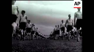 Army Mass Drill At Catterick [upl. by Nedda]