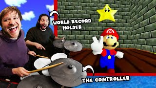 Speedrunning Games with a Drum Set [upl. by Annahoj249]