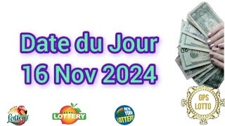 Date du Jour 16 Novembre 2024 [upl. by Yaf]