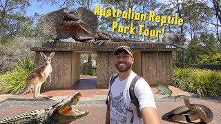 Australian Reptile Park Tour Best Reptile Zoo in the World [upl. by Nirik461]