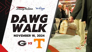 Dawgs literally bring their lunch pail to work against Tennessee during Dawg Walk [upl. by Babbie476]