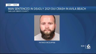 Nipomo man sentenced for deadly 2021 DUI crash in Avila Beach [upl. by Walston182]