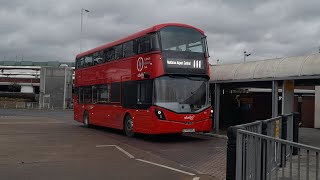 Full Journey On London Bus Route 111  Heathrow Aiport Central  Kingston  LV72BZJ  3015 [upl. by Allicerp744]