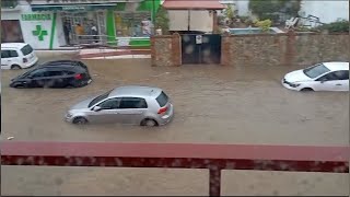 Primeras inundaciones en Málaga [upl. by Rochkind667]