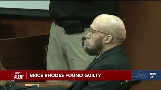 Jury finds Brice Rhodes guilty on all counts in triple murder case [upl. by Jaylene983]