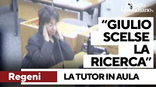 Regeni la tutor di Cambridge per la prima volta in Aula “Scelse Giulio la ricercaquot [upl. by Glyn]