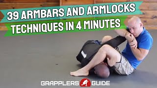 39 Armbars amp Arm Locks in Less Than 4 Minutes  Jason Scully  BJJ  Grappling [upl. by Enyamrahc952]