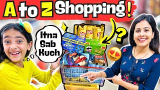 A to Z SHOPPING CHALLENGE🤣in the Budget of 2000🤣 Family Challenge🤣 ​⁠​⁠samayranarula vlog [upl. by Assirrec]