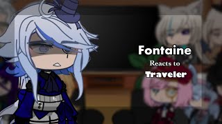 Fontaine reacts to TravelerAether  Genshin Impact  12 [upl. by Joung]