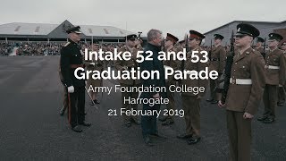 Graduation Parade intake 52 and 53 [upl. by Anallise178]